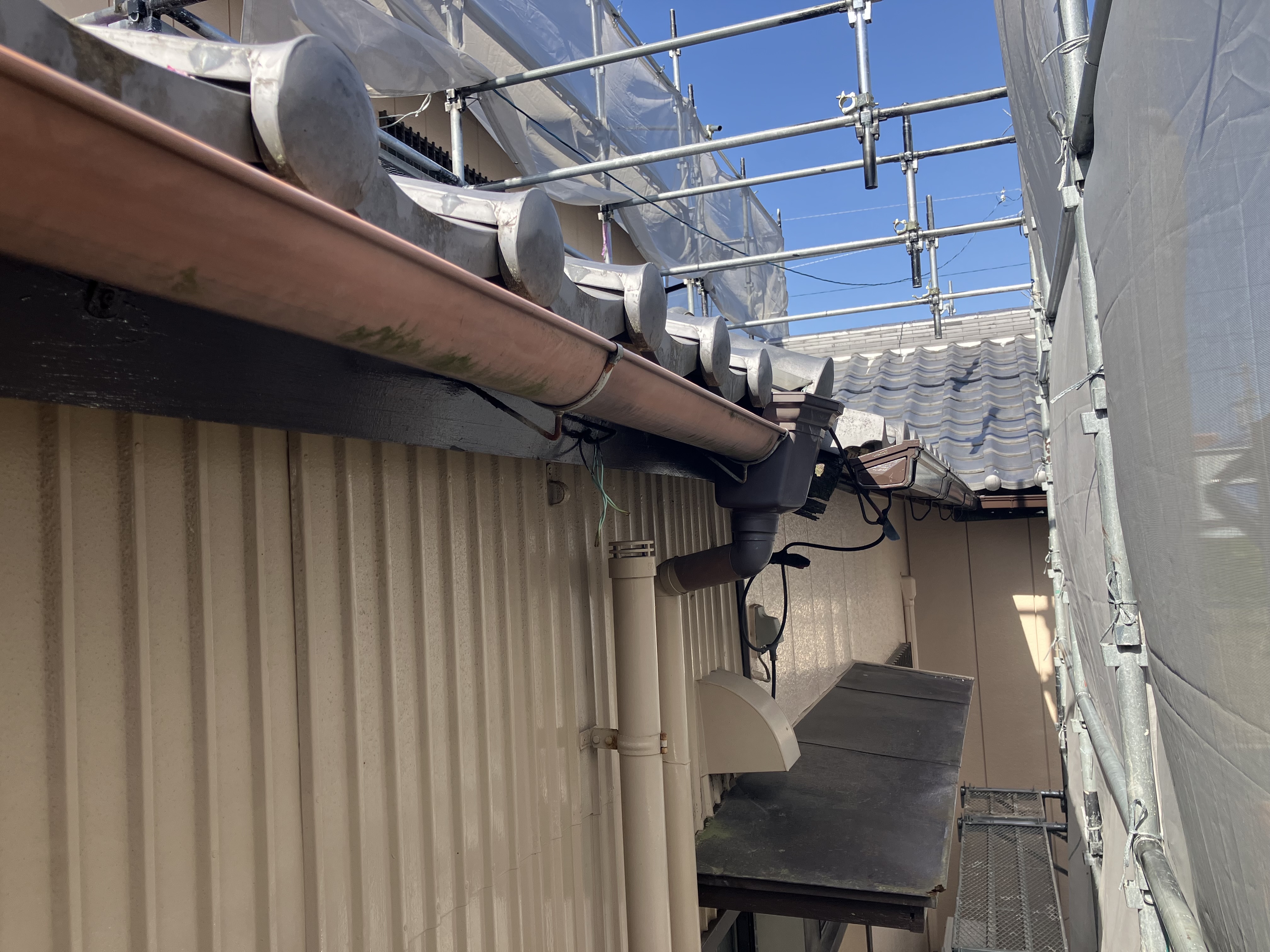 雨樋交換リフォーム工事 画像